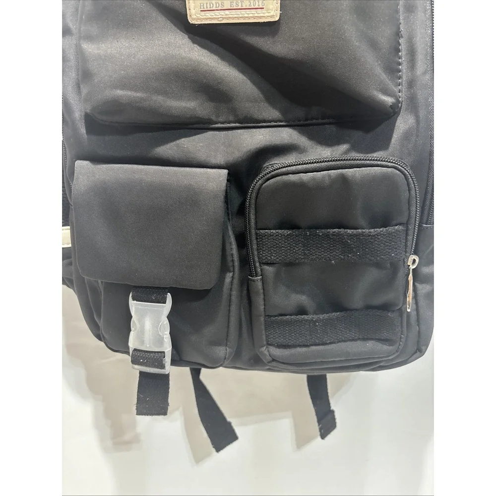 HIDDS LAPTOP BACKPACK 19 Inch Black School Bag College Back Pack Pockets
